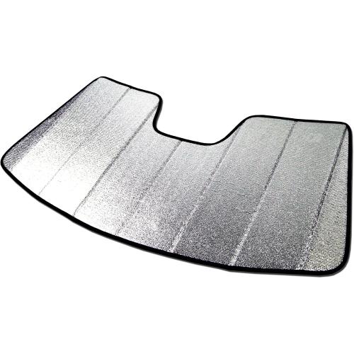 Custom Fit Car Sun Shade Windshield | Sun Visor | Car Window Shades | Fold Up Front Sunshade Visor | Compatible with Audi A7 2010-2017 | CFS-013-S | Silver & Grey 1-pc Set
