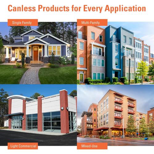 HALO LT 6 in Canless LED Recessed Indoor/Outdoor Dimmable Ceiling Downlight, Wet Location Rated, Selectable Color Temperature, 2700K-5000K, 750 Lumens, Wet Location - LTC608FS5B