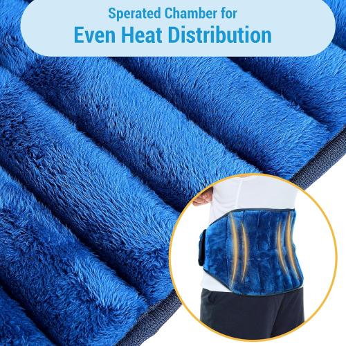 Comfytemp Microwave Heating Pad for Back Pain Relief, FSA Eligible HSA, 2.5LB Wearables Microwavable Heating Pads, Moist Heat Therapy for Sciatica, Waist Coccyx, Warm Compress Recovery Get Well Gift