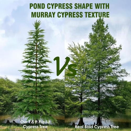 Christmas Tree - Christmas Decorations - 9 Ft Pre-Lit Twinkle Artificial Christmas Cypress Tree with 430 LED Lights- Xmas Holiday Decor for Indoor Home Party Living Room Office Decoration