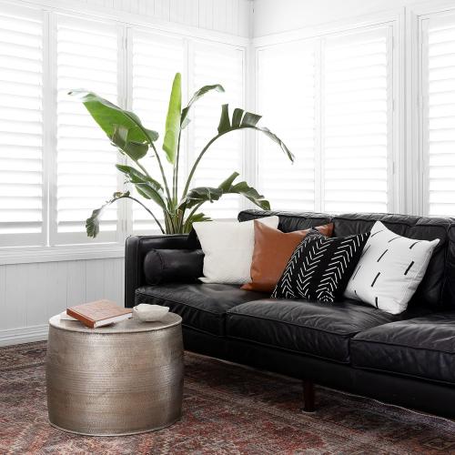 INSPIRED IVORY Boho Throw Pillow Covers - Set of 4 Decorative Farmhouse Pillow Cases for Living Room - Toss Pillow Covers 18x18 for Couch Sofa Bed - Urban Collection