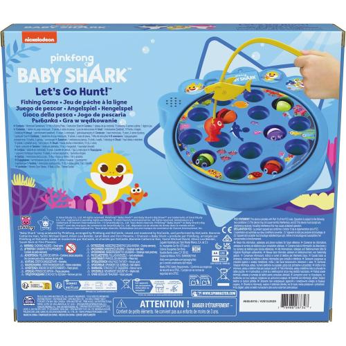 Spin Master Cardinal Games 6054916 Baby Shark Gone Fishing Game, Multi Colour, Ages 4