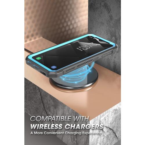 SupCase Unicorn Beetle Pro Series Designed for Samsung Galaxy A10e Case(2019 Release), Full-Body Rugged Holster & Kickstand Case with Built-in Screen Protector (Blue)