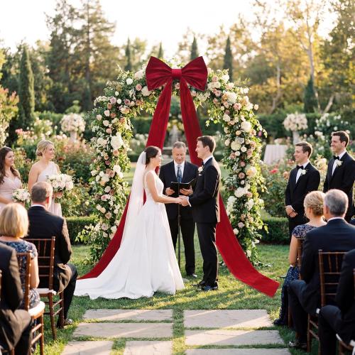 Canlierr Giant Wall Bow Decorations 90x18 Inch Oversized Large Velvet Bow Decorative for Room Wall Backdrop Party Birthday Baby Shower Decor Front Door Patio Outdoor Wedding Arch Supply(Burgundy)