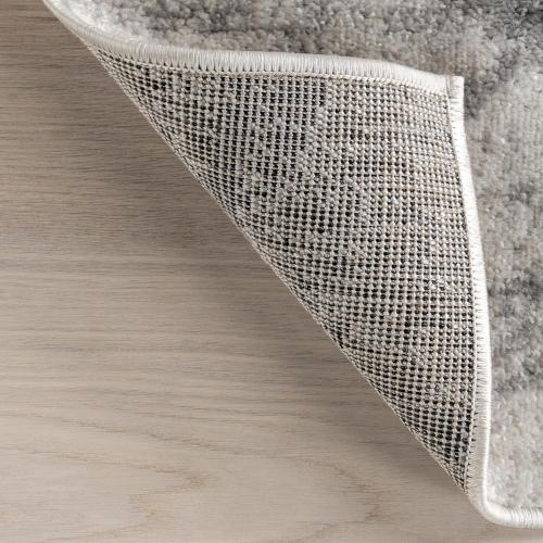 nuLOOM 4x11 Thigpen Contemporary Area Rug, Grey, Abstract Lines, Non-Slip Backing, Stain Resistant, For Bedroom, Dining Room, Living Room, Hallway, Office, Kitchen, Entryway
