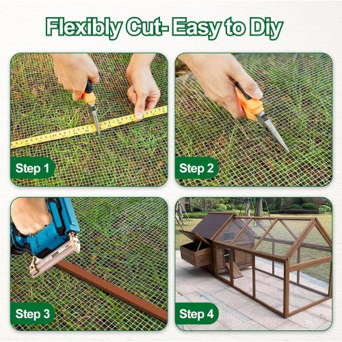 Hardware Cloth Size  1/2 Inch 48 x 100 ft 19 Hot - Dipped Galvanized After Welding. Ideal for Chicken, Rabbit, Snake Cages and Fencing.