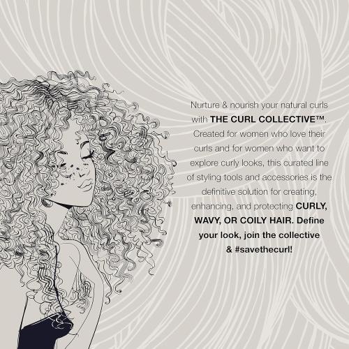 Conair The Curl Collective Curly Hair Diffuser, Works Exclusively with The Curl Collective Hair Dryer (sold separately)