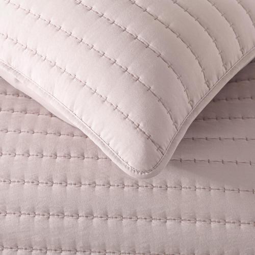 ROARINGWILD Pink Twin Size Quilt Bedding Sets with Pillow Shams, Full Lightweight Soft Bedspread Coverlet, Quilted Blanket Thin Comforter Bed Cover for All Season, 3 Pieces, 68 x 90 inches