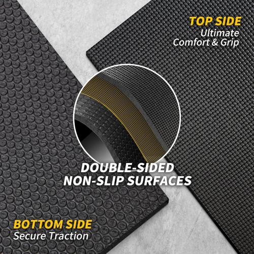 CAMBIVO Yoga Mat for Women and Men, Extra Long and Wide Exercise Mat(72x48/84x30), Large Non Slip Workout Mat for Yoga, Pilates, Fitness, Barefoot Workouts, Home Gym Studio