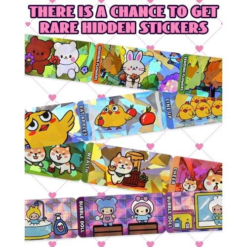 Sticky Rolls Bracelet Making Kit for Kids – 80 Reusable Stickers with Surprise Rolls, DIY Craft Bracelets for Girls Boys Ages 5-12, Fun Classroom Party Gift Activity