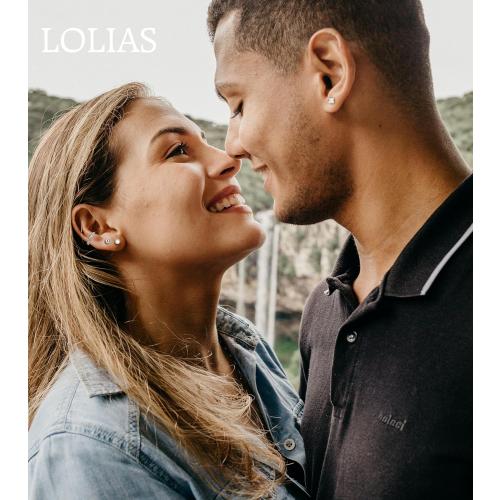 LOLIAS Hypoallergenic Flat Back Earrings for Women-Surgical Steel Earrings for Sensitive Ears 20G Stainless Steel Earring Stacks Small Flatback Stud Hoop Cartilage Earring