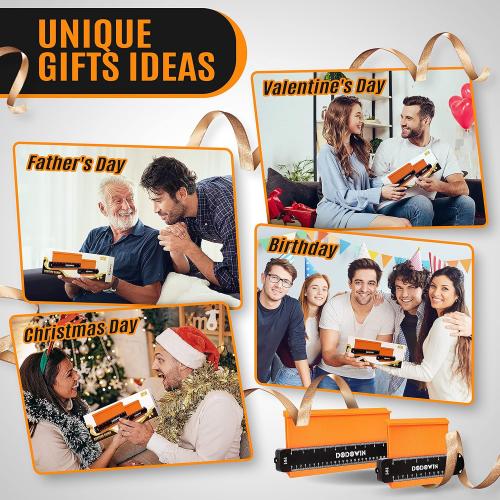 dodowin Contour Gauge Tool, Gifts for Him Men Adults Birthday Dad Husband, Super Gauge Shape Outline Tool for Woodworking, Flooring Measure Tools, Anniversary/Boyfriend Gifts
