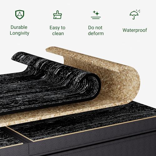 GcdPai Dresser with 6 Fabric Drawer Stand Desktop Sturdy Metal Plastic Support Tube Cube Storage Cabinet for Bedroom Organization Dorm Front Hall Entryway