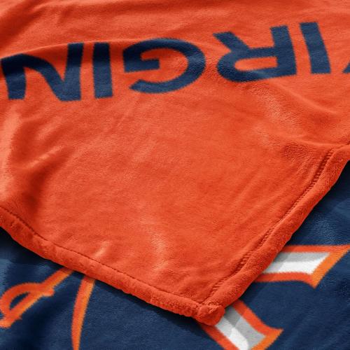 Northwest NCAA Silk Touch Throw Blanket, Ultra Soft Plush Polyester, Lightweight Warm Decorative Fan Gift, 46 x 60 in