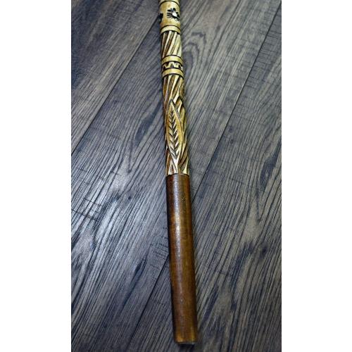 Canes Walking Sticks Wood Reeds Wooden Hand-Carved Carving Handmade Cane Stick Accessories