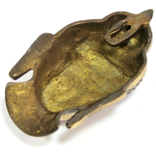 Gold eSplanade Brass Buddha Face Wall Hanging Idol Statue Figurine Murti Showpiece | Buddha Head | Home Decor | Tibetan Buddhist Statue