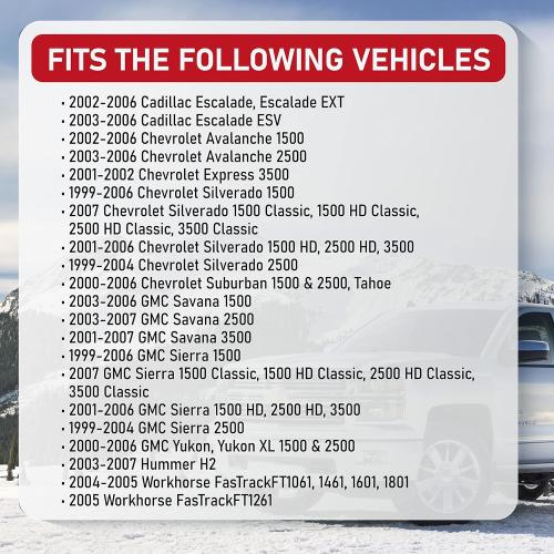 Ignition Coil Pack - Replaces 12558693, UF271, 5C1083, D581 - Compatible with Chevy, GMC & Cadillac Vehicles - Escalade, Avalanche, Silverado, Express 3500, Suburban, Tahoe, Sierra, Savana, Yukon XL