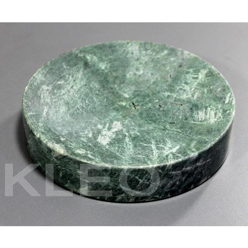 KLEO Natural Stone Soap Dish Soap Holder Bath Accessories for Bathroom, Tub or Wash Basin Accessories (Green)