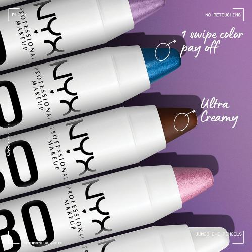 NYX PROFESSIONAL MAKEUP Jumbo Eye Pencil, Blendable Eyeshadow Stick & Eyeliner Pencil - Yogurt