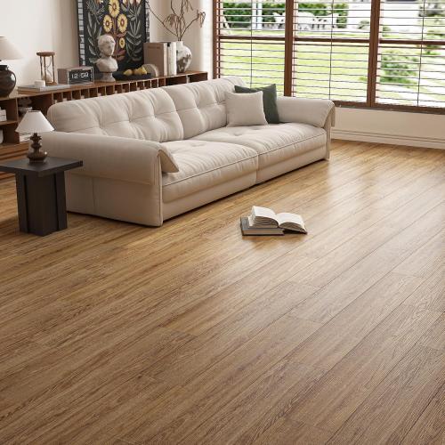 Stickyart Honey Oak Wood Vinyl Flooring Peel and Stick Floor Tiles 36x6 18 PCS Waterproof Waterproof Tile Sticker Vinyl Flooring Self Adhesive Wood Plank Floor Tile for Kitchen Bedroom Living Room