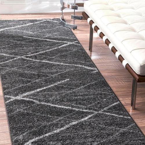 Nuloom Thigpen Charcoal/Grey, Small Soft and Cozy, High Traffic, Stain Resistant, Easy Clean, Non-Shed, Durable Area Rug for Bedroom, Living Room, Dining Space, Den, Foyer, Entryway