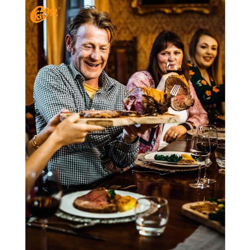 Bakeware Nonstick Roaster, Nonstick Roasting Pan with Rack, Great For Roast Chicken, Roasts And Turkeys - 15 Inch x 11 Inch (5.8 QT), Gray