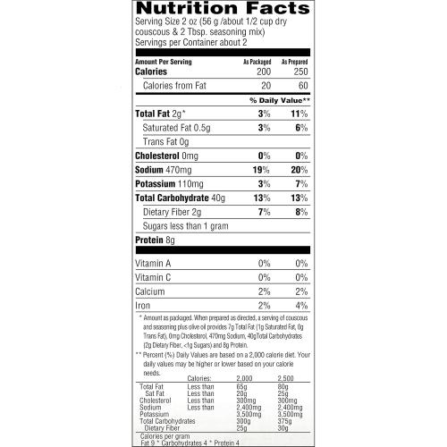 Quaker Near East Basil & Herb Pearled Couscous, 5-Ounce (Pack of 6)