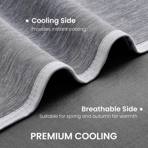 Topcee Cooling Blanket Queen Size 90x90 for Hot Sleepers Summer Blanket