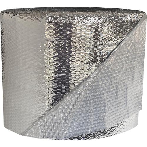 USA Reflective Insulation Roll, Bubble Insulation Roll for Summer Heat, Bubble Pack , 12 Width x 125' Length, Reflective for Colder Climates