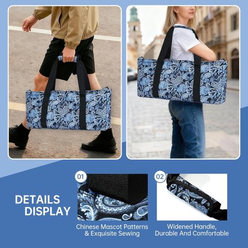 American Mahjong Tile Set Include 166 Tiles 4 All-in-One Mahjong Racks/Pushers with Blue Carrying Bag Complete Mahjong Game Set