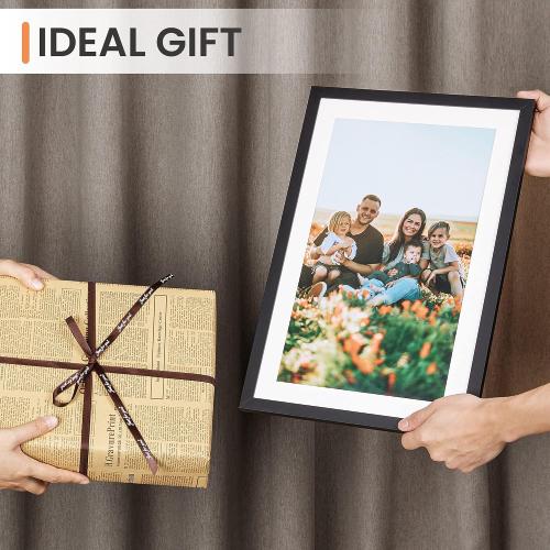 upsimples 11x17 Picture Frame, Wall Decor Poster Frames, Black 1 Pack