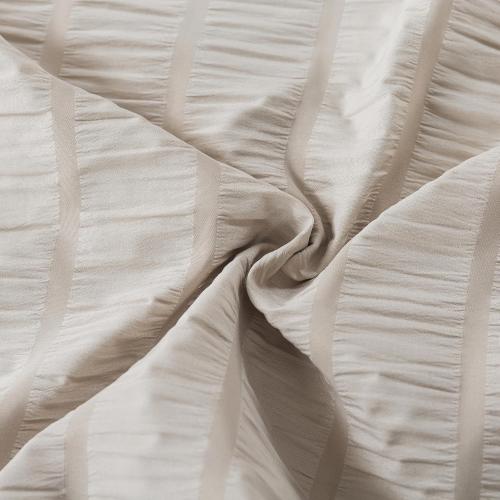 H Household Seersucker Washed Microfiber Pillowcases Set of 1– Ultra Soft & Comfortable, Envelope Closure, Available in Body Size 20x54 Inches - Textured Design, Easy Care, Wrinkle-Resistant