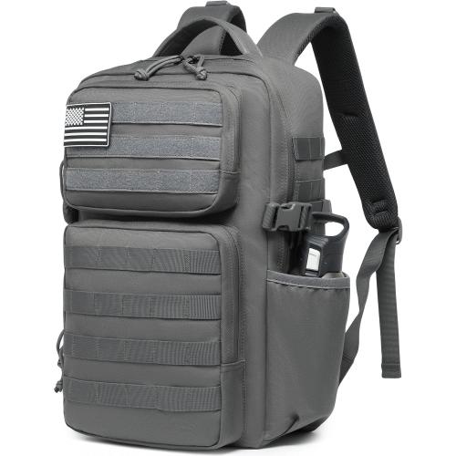 Military Tactical Backpack for Men Waterproof Daypack 3 Day Assault Pack Molle Bag with Water Bottle Holder