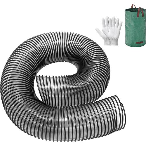 764-05082 Bagger Flex Hose 47 Length (Maximum Elongation) by 8 Wide Replacement MTD CUB RZT CADET Riding Mower Leaf Vac Hose Bagger 36 42 46 50 54 Rear Fast Double Bagger Kit 76405082
