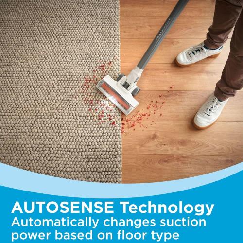 BLACK DECKER POWERSERIES  20V MAX Cordless Stick Vacuum Cleaner with LED Floor Lights, Bagless, Lightweight, Cordless Vacuum Cleaners for Home, Up to 44 Minutes, Powerful Suction, Gray (BHFEA520J)