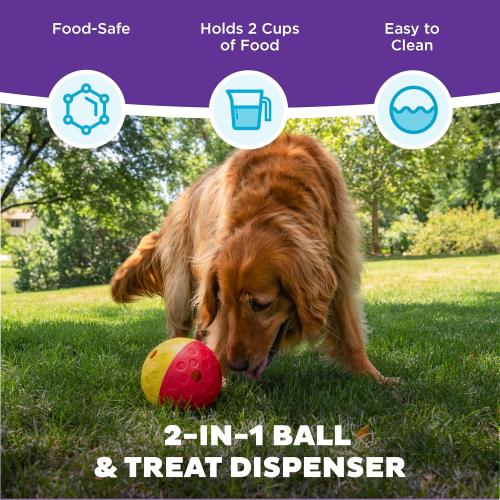 Outward Hound Nina Ottosson Treat Tumble Dog Toy Puzzle Ball,