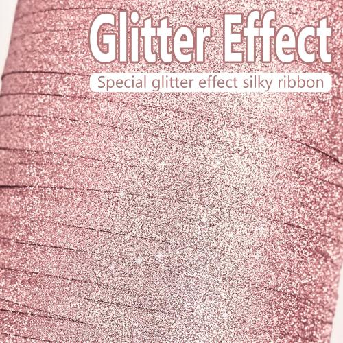 PartyWoo Rose Gold Ribbon - 500 Yard Curling Ribbon for Crafts, Balloons, Gift Wrapping, Hair, Florist Flowers (1 Roll)