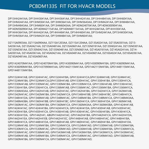 Upgrade PCBDM133S Defrost Control Board Replacement Goodman Furnace Control Board Part PCBDM133S,PCBDM133,PCBDM160S,PCBDM160 For HVACR Applications Model ANZ130181AA APD1424070M41AA