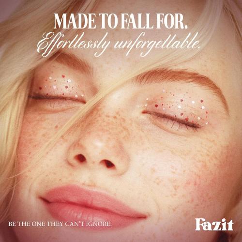 Fazit Makeup Patches - Sweetheart Eye Speckles - Glow Up Make-Up Patches - Cute Glitter Makeup Accessories for Women - Cosmetic Glitter for Face