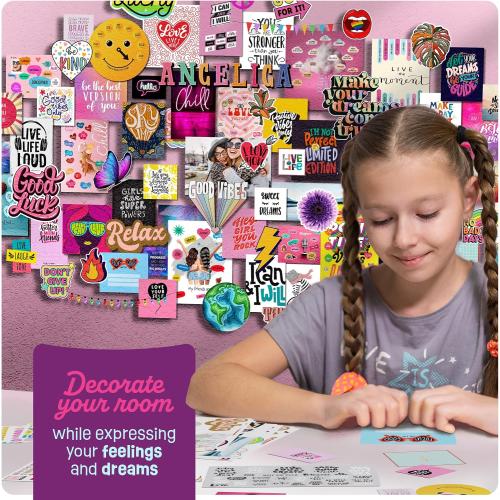 Pretty Me Wall Collage Kit for Teen & Tween Girls - Arts Craft Easter Gift Ideas for Age 11, 12,13, 14, 15, 16 Year Old Girl - Birthday Gifts for Teenage Bedroom Decor - Teens Creative Crafts Kits