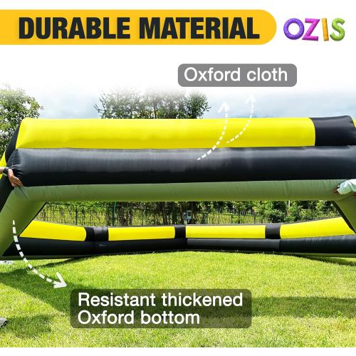 OZIS Gaga Ball Pit Inflatable 15FT with Built-in Blower, Portable Gaga Pit for Indoor Outdoor School Family Activities Easy to Setup