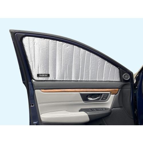Side Window Front Seat Reflective Sunshade Custom Fit for 2017 2018 2019 2020 2021 2022 Honda CR-V CRV SUV, LX, EX, EX-L, EX-L Navi, Touring, UV Reflector Sun Protection Accessories (Set of 2)