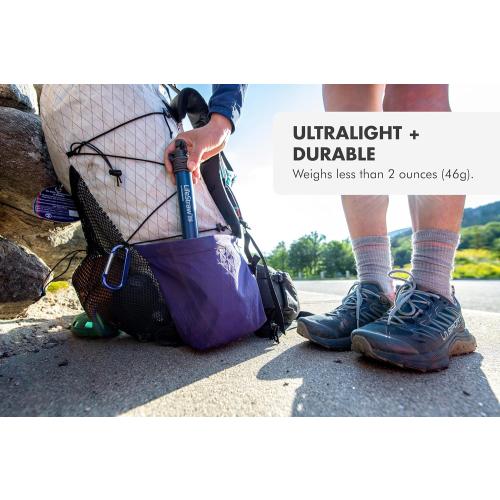 LifeStraw Personal Water Filter for Hiking, Camping, Travel, and Emergency Preparedness