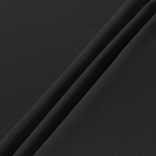 sancua Round Tablecloth - 60 Inch - Water Resistant Spill Proof Washable Polyester Table Cloth Decorative Fabric Table Cover for Dining, Buffet Parties and Camping, Black (Fits 20-48 Inch Tables)