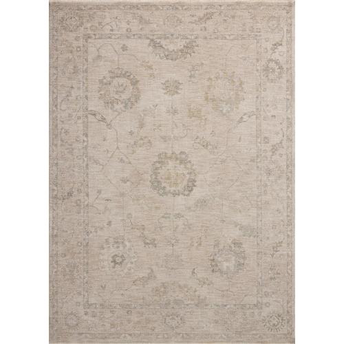 Loloi Chris Loves Julia Louisa Collection LOI-02 Oatmeal/Slate 2'-7 x 8'-0, .38 Pile Height, Runner Rug