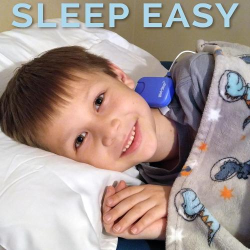 3 Blue Bedwetting Enuresis Alarm with Loud Sound and Strong Vibration for Boys or Girls, Proven Solution for Bedwetters