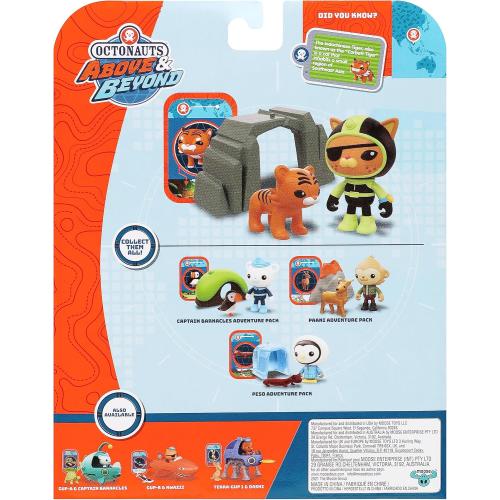 Octonauts 61100 Above & Beyond | Deluxe Toy Figure | Kwazii Adventure Pack | Recreate Missions, Green