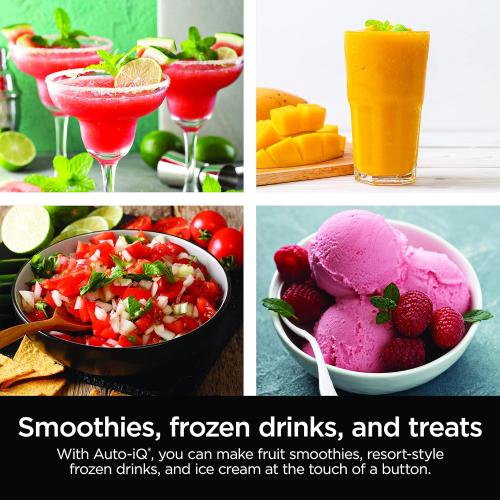 Used Ninja BN701 Professional Plus Blender, 1400 Peak Watts, 3 Functions for Smoothies, Frozen Drinks & Ice Cream with Auto IQ, 72-oz.* Total Crushing Pitcher & Lid, Dark Grey