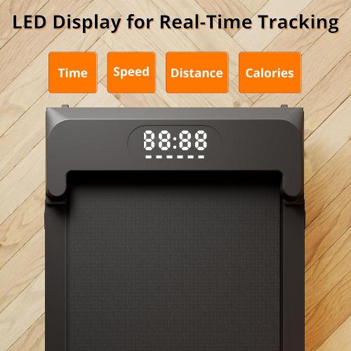 Walking Pad Treadmill with Incline, Under Desk Treadmill for Home/Office with 250 lbs Weight Capacity, 2.5HP Low Noise Walking Pad, Remote Control, LED Display