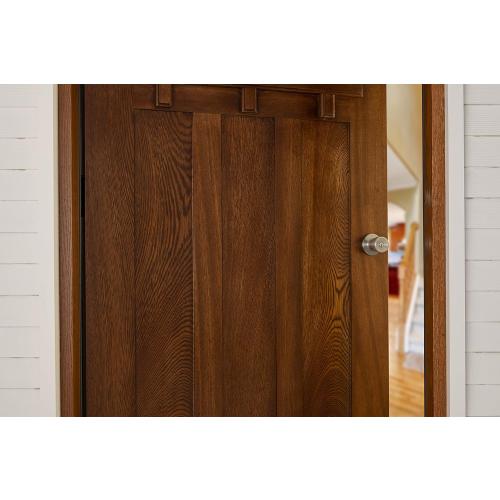 Hyper Tough Keyed Entry Tulip Style Doorknob, Stainless Steel(Ss) Finish, Twin Pack